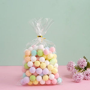 100 Clear 6x10 in Cellophane Treat Bags with Twist Ties – Balsa Circle, LLC