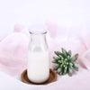 12 pcs 11 oz Clear Old Fashioned Glass Favor Milk Bottles with Metal Lids