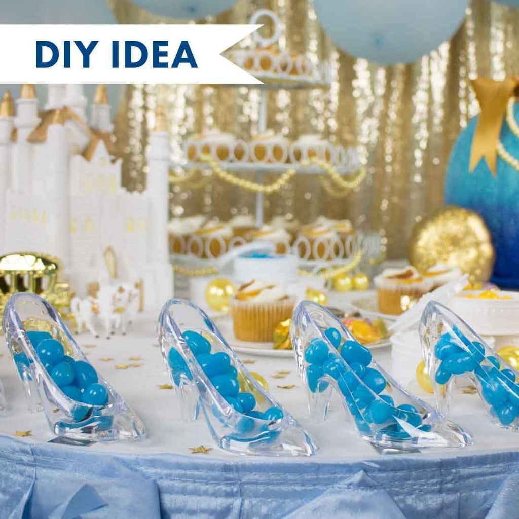 Cinderella Themed Party Table Decor Ideas | BalsaCircle.com