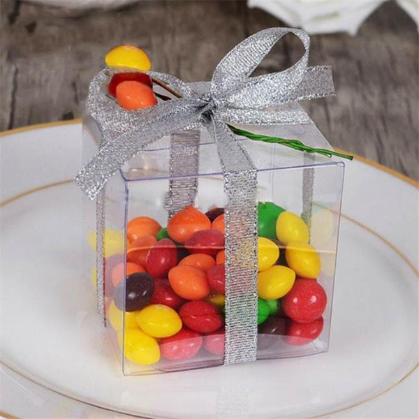 25 2 x 2 in. Clear Wedding Favor Boxes