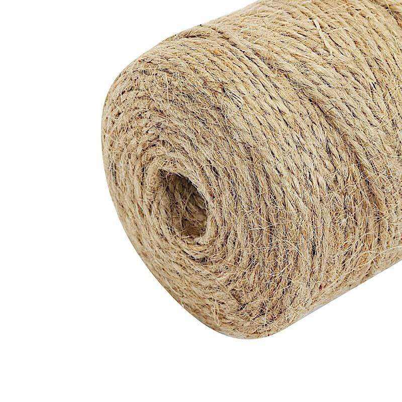 328 feet Natural 2 Ply Jute Twine String DIY Craft Decorations