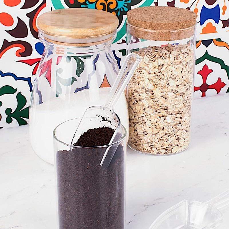 6 pcs Clear Disposable Plastic Party Candy Scoop Wedding Favor Holders