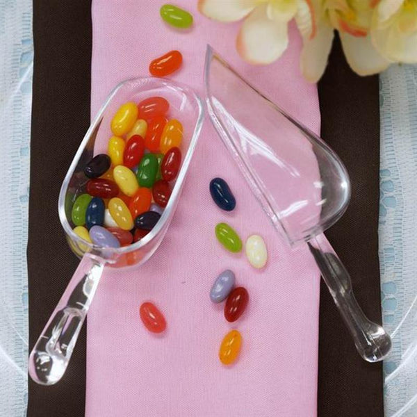 6 pcs Clear Candy Scoop Wedding Favor Holders