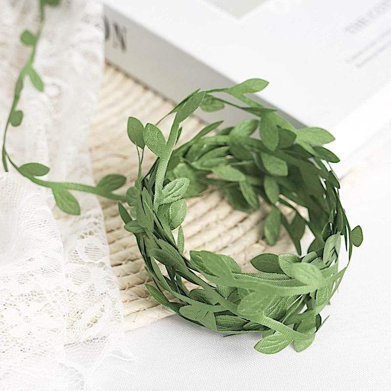 Naidiler 265 ft Leaf Ribbon, Artificial Vines Leaves String Trim Ribbon Wild Jungle Botanical Greenery for Baby Shower Party Wedding Home Wreaths & di
