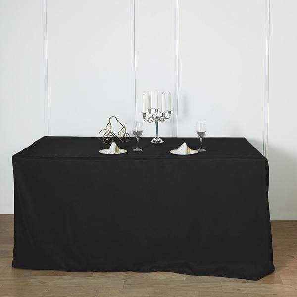 4 feet Fitted Polyester Rectangular Tablecloth