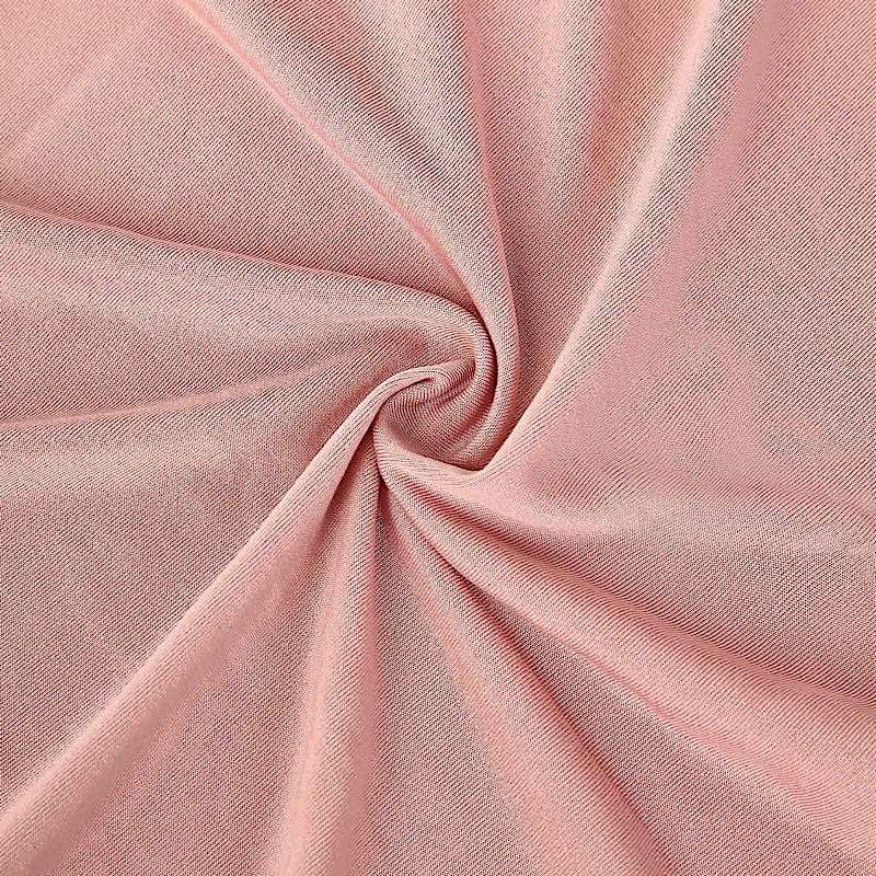 6 feet Fitted Spandex Tablecloth Ruffled Metallic Table Cover