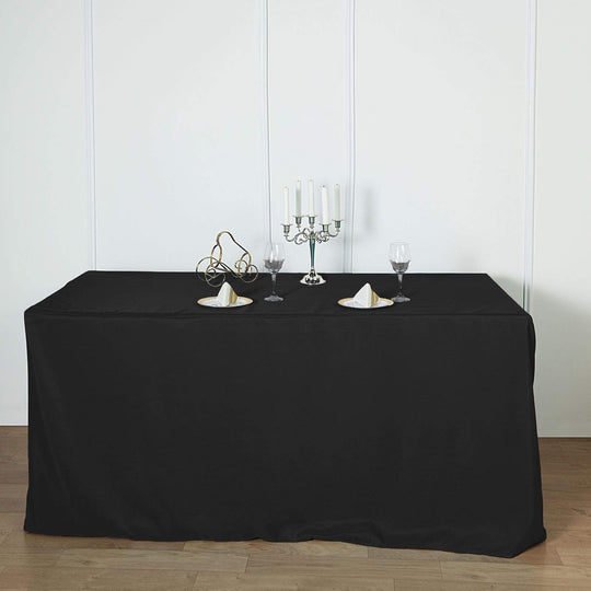 6 feet Fitted Rectangular Tablecloth Table Cover Wedding Linens