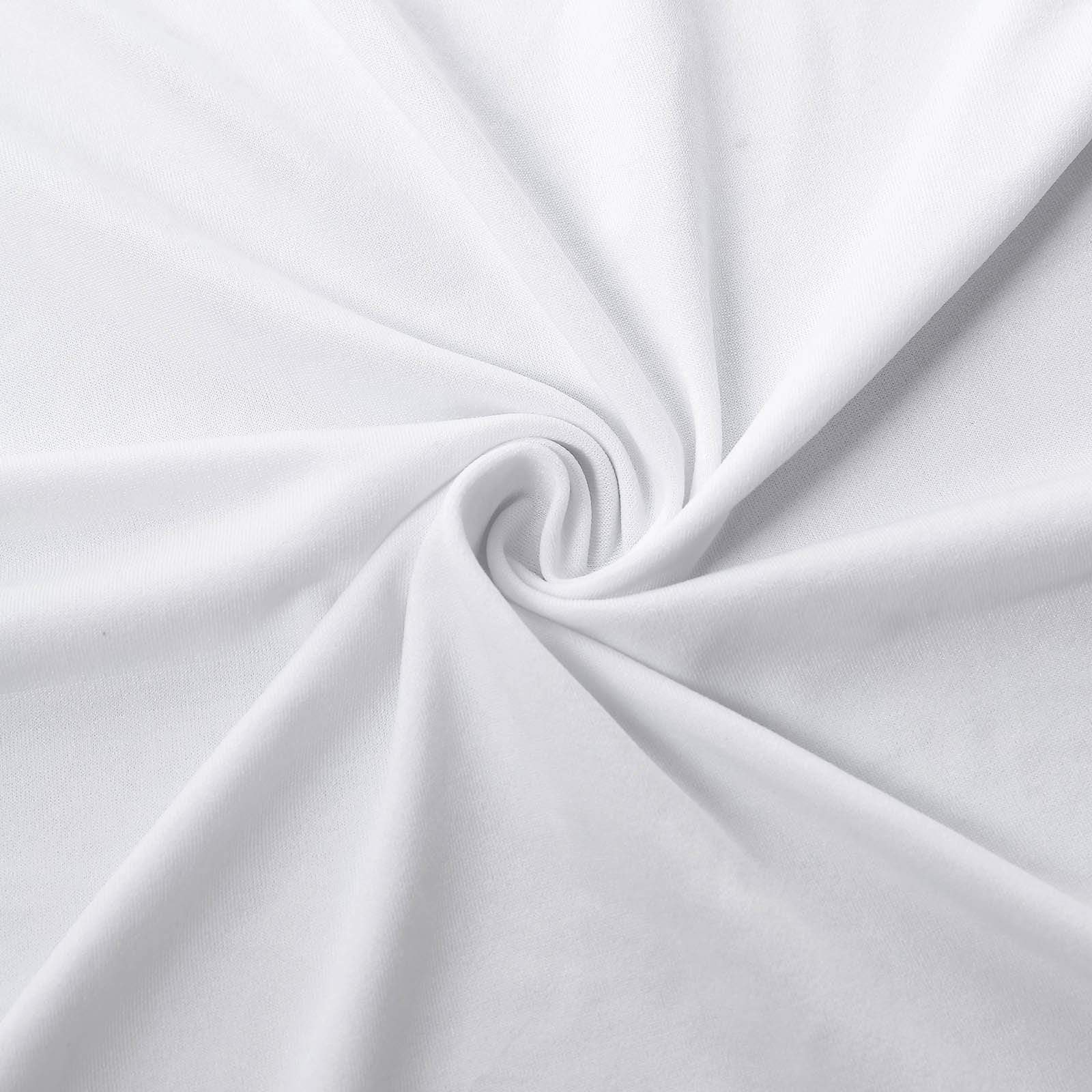 8 feet Fitted Spandex Tablecloth Open Rectangle Table Cover