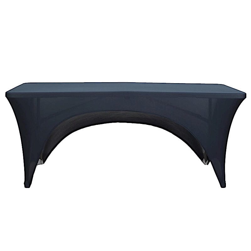 8 feet Fitted Spandex Tablecloth Open Rectangle Table Cover