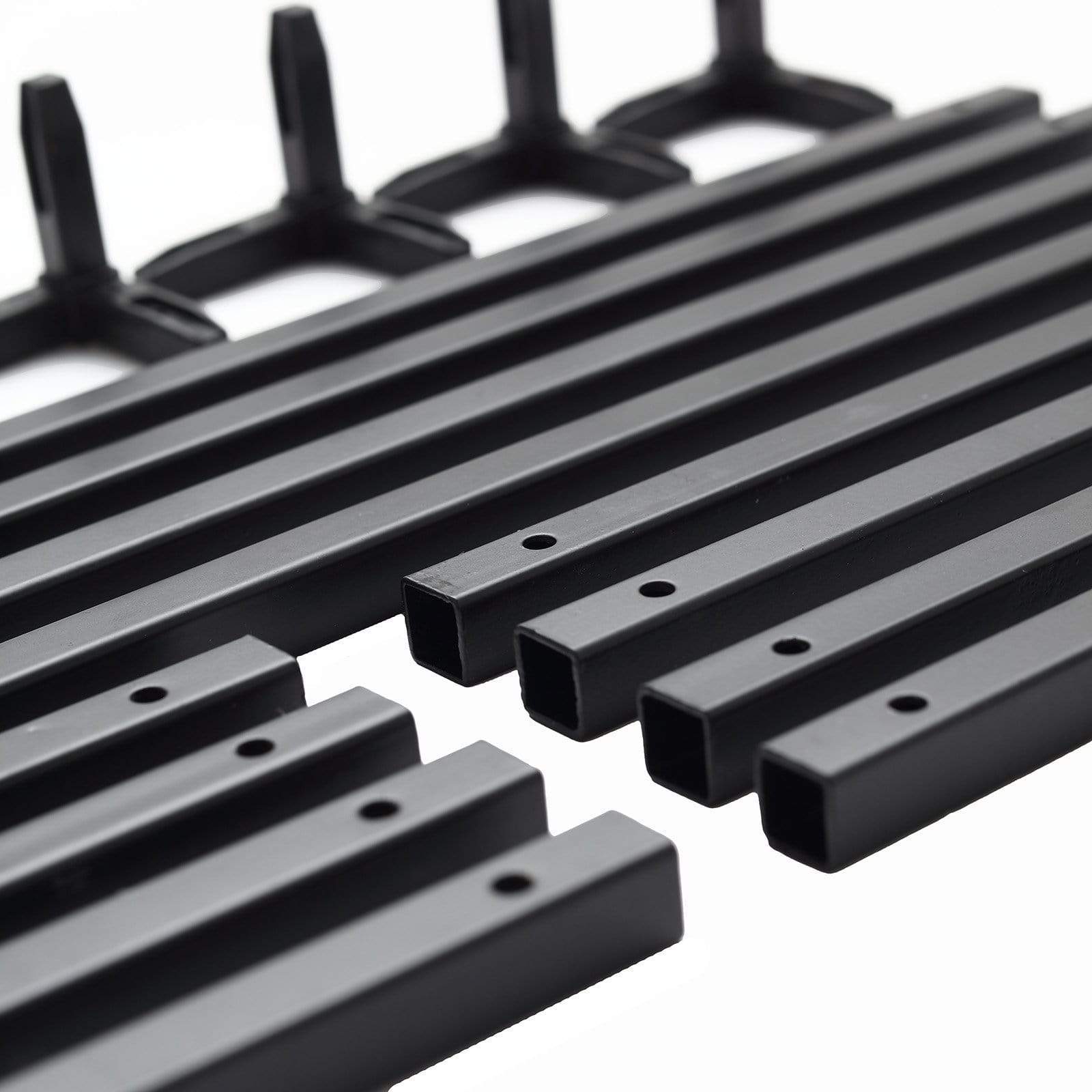 2 pcs 12 in tall Matte Metal Geometric Rectangular Stands Flower Vase Holders