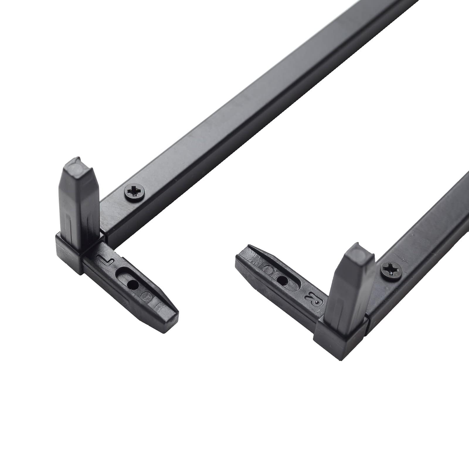 2 pcs 16 in tall Matte Metal Geometric Rectangular Stands Flower Vase Holders