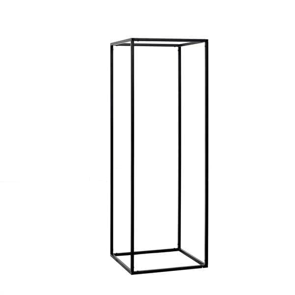 2 pcs 32 in tall Metal Geometric Rectangular Stands Flower Vase Holders