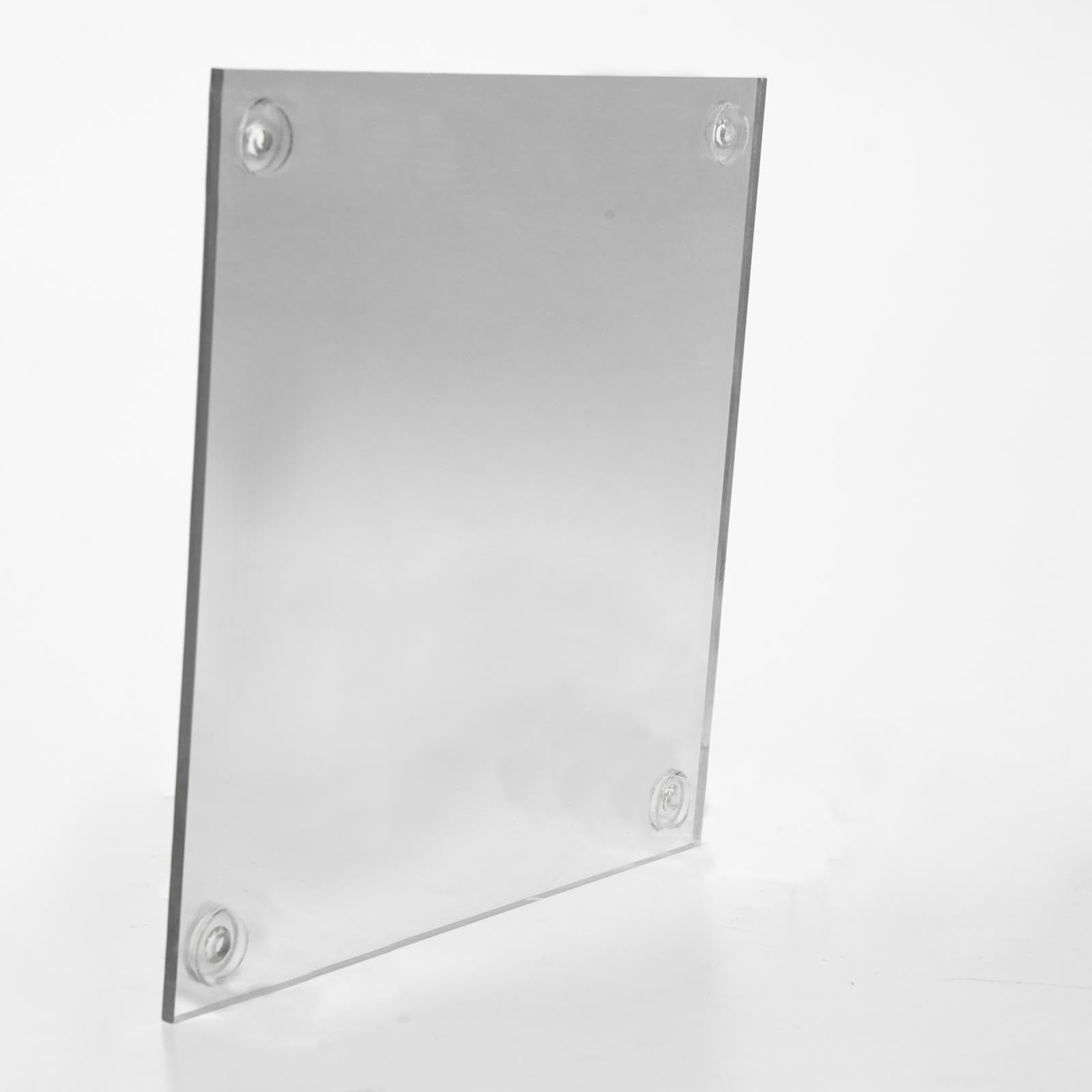 Clear Crystal Rectangular Stand Flower Vase Column