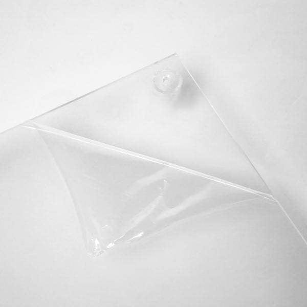 Clear Crystal Rectangular Stand Flower Vase Column