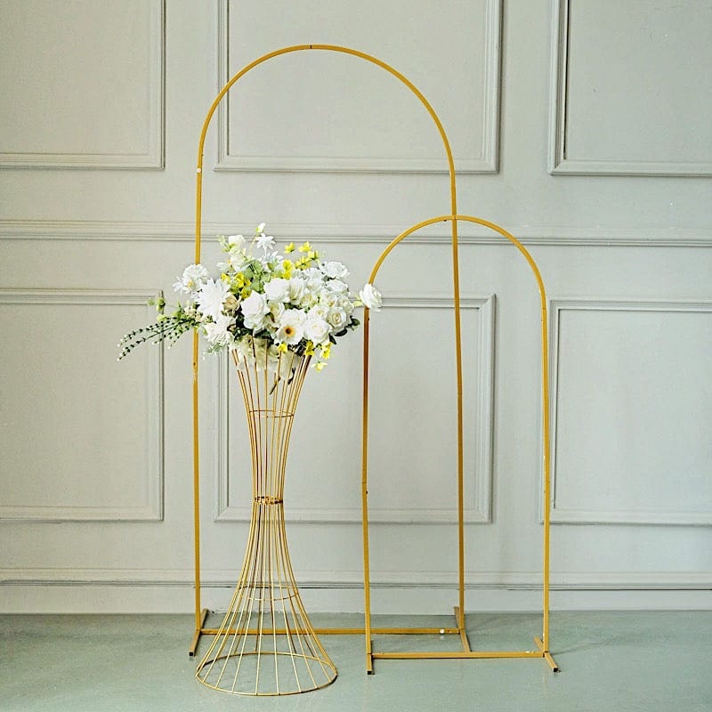 New Style Trumpet Metal Products Stand For Flower Arrangement From