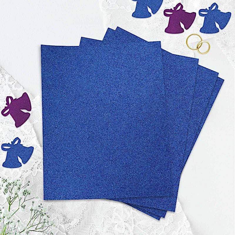 10 12 x 10 in Extra Fine Glittered Self-Adhesive Foam Sheets