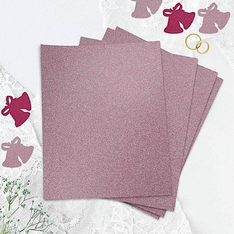 10 12 x 10 in Extra Fine Glittered Self-Adhesive Foam Sheets