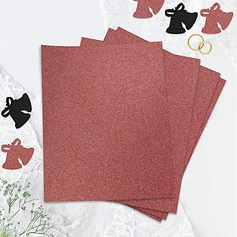 10 12 x 10 in Extra Fine Glittered Self-Adhesive Foam Sheets