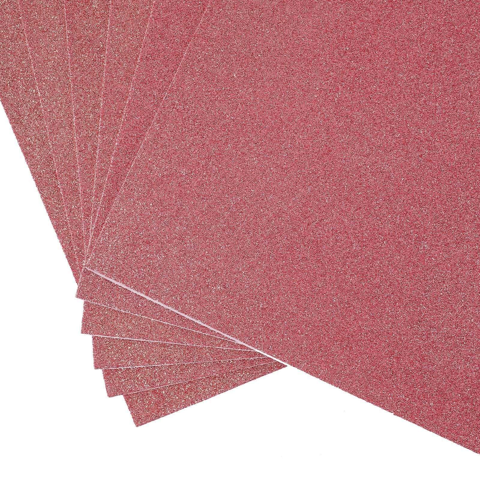 10 12 x 10 in Extra Fine Glittered Self-Adhesive Foam Sheets