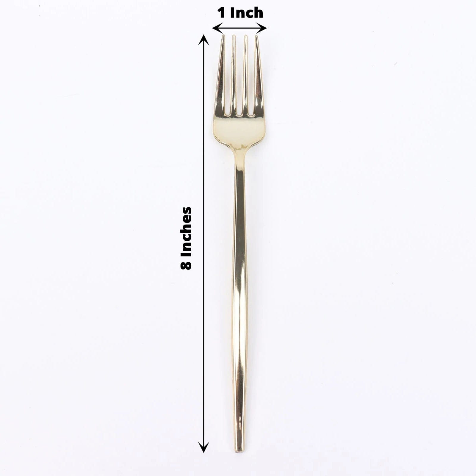 24 Heavy Duty Plastic Forks 8 in Disposable Cutlery