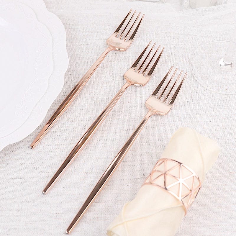 24 Heavy Duty Plastic Forks 8 in Disposable Cutlery