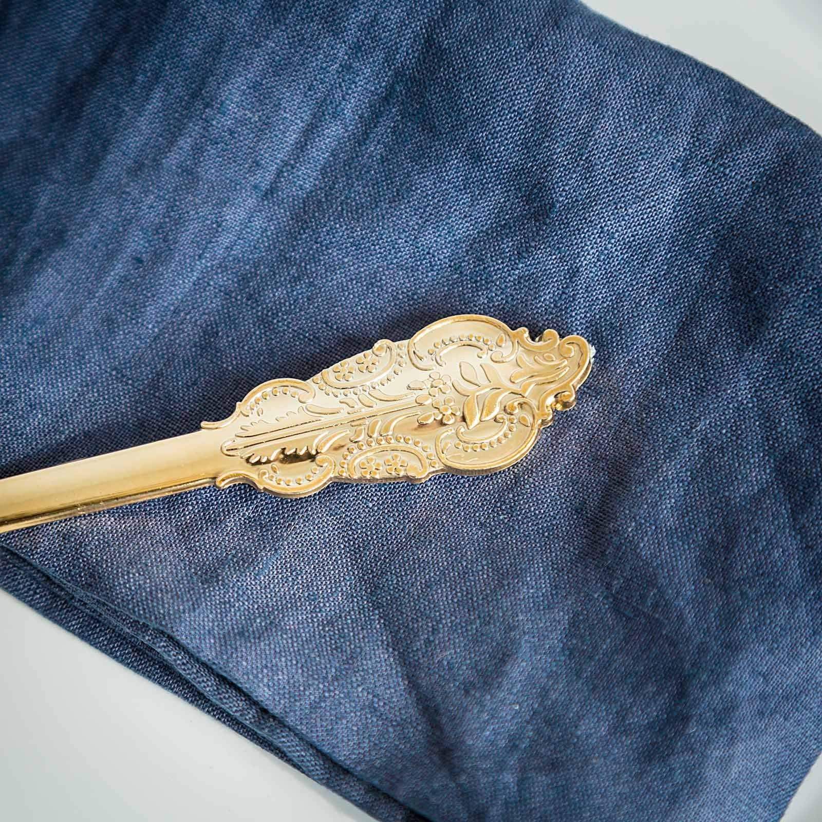 24 pcs 8 in long Metallic Disposable Plastic Party Forks