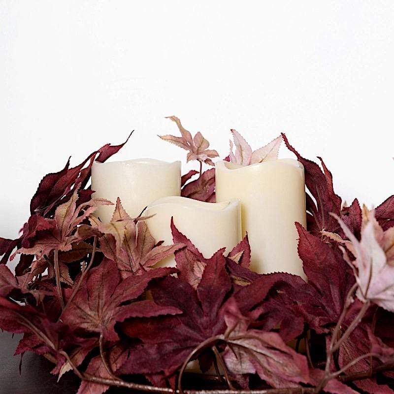 70 in Artificial Fall Maple Leaf Garland Faux Autumn Foliage