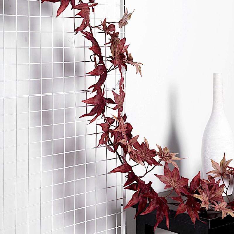 70 in Artificial Fall Maple Leaf Garland Faux Autumn Foliage