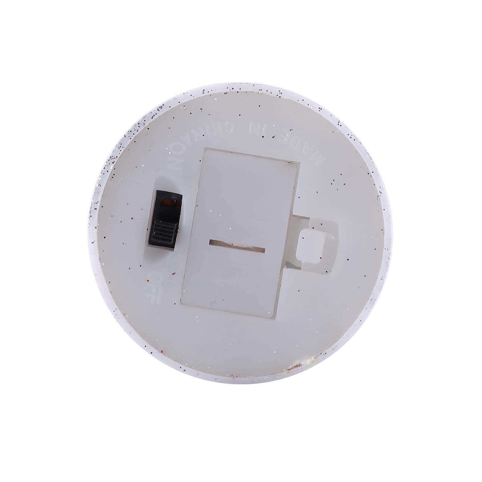 12 Glittered LED Battery Operated Votive Candles Lights