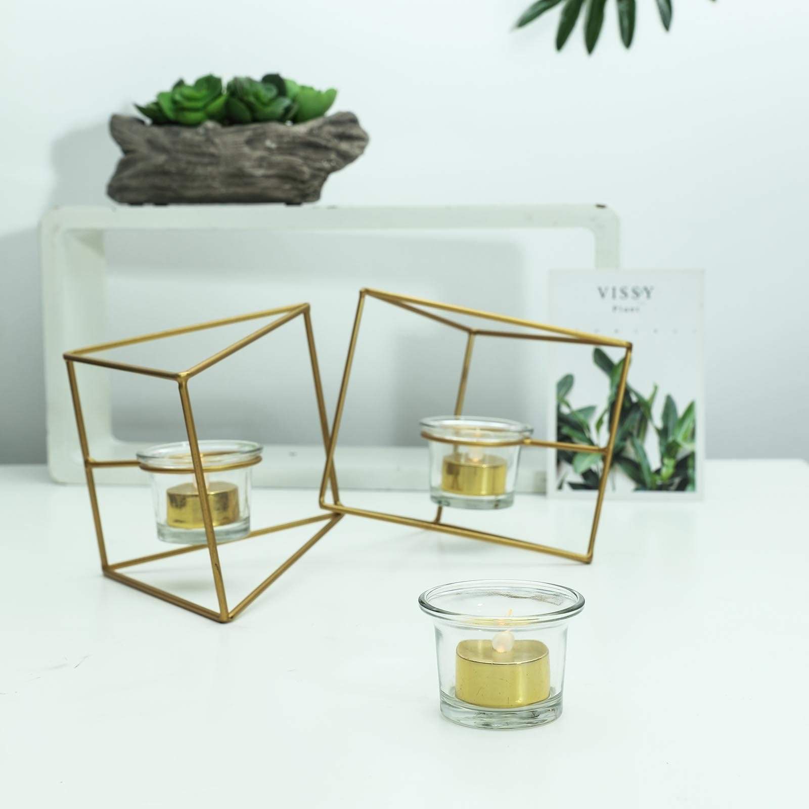 12 Metallic LED Battery Operated Tealight Candles Lights