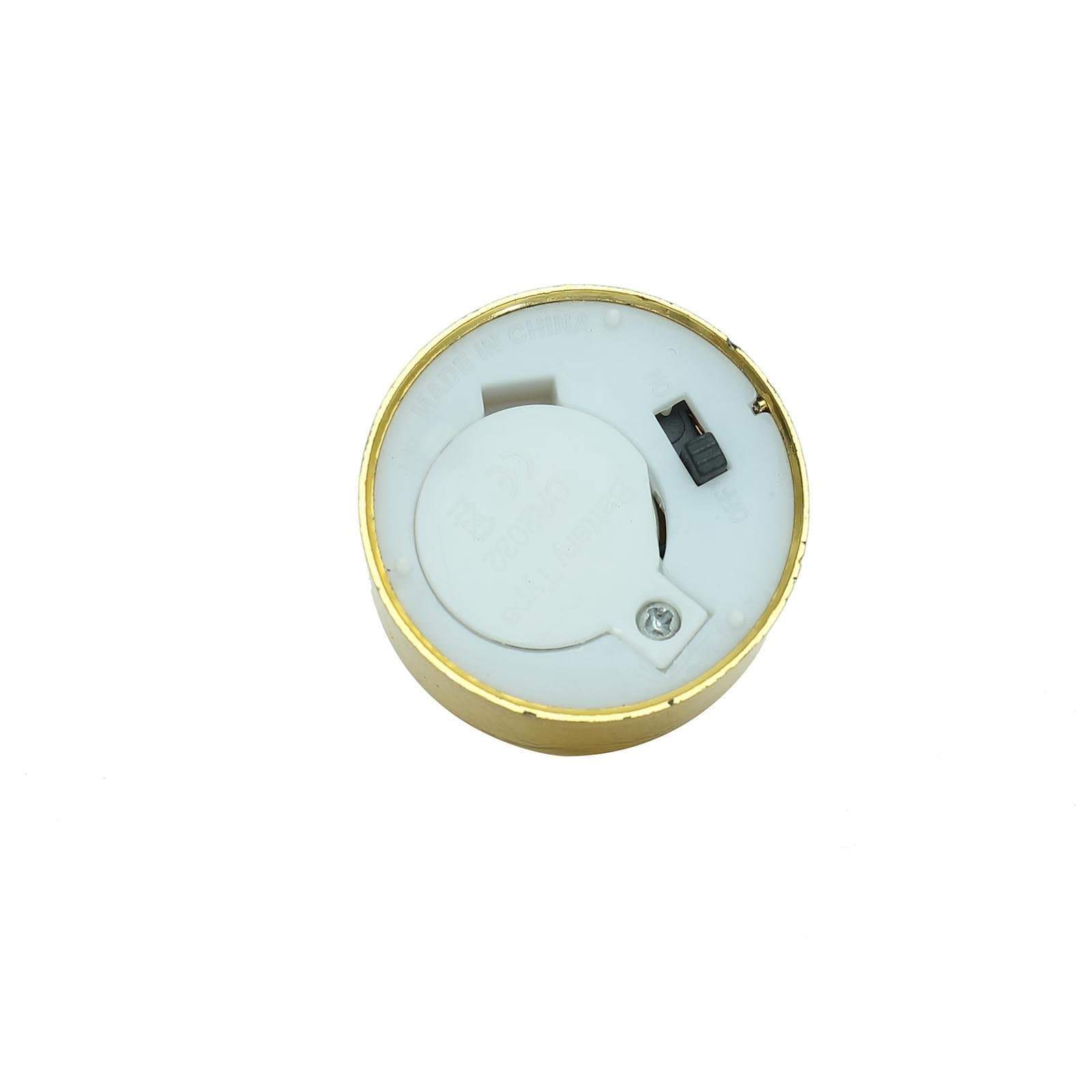 12 Metallic LED Battery Operated Tealight Candles Lights