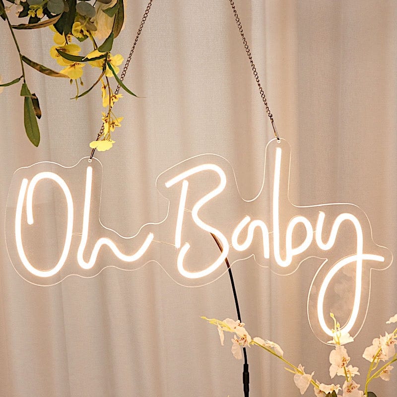 Oh Baby luce al neon luci decorative segno al neon segno al neon, LED segno al neon decorazione della parete per sala giochi camera da letto parete Oh Baby luce al neon luci decorative segno al neon segno al neon, LED segno al neon decorazione della parete per sala giochi camera da letto parete