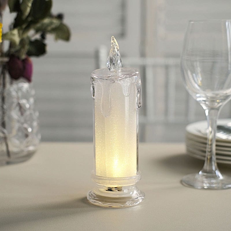 3 Warm White 7 in Battery Operated Pillar LED Candles