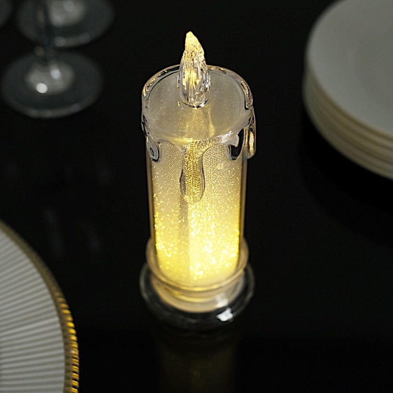 3 Warm White 7 in Battery Operated Pillar LED Candles