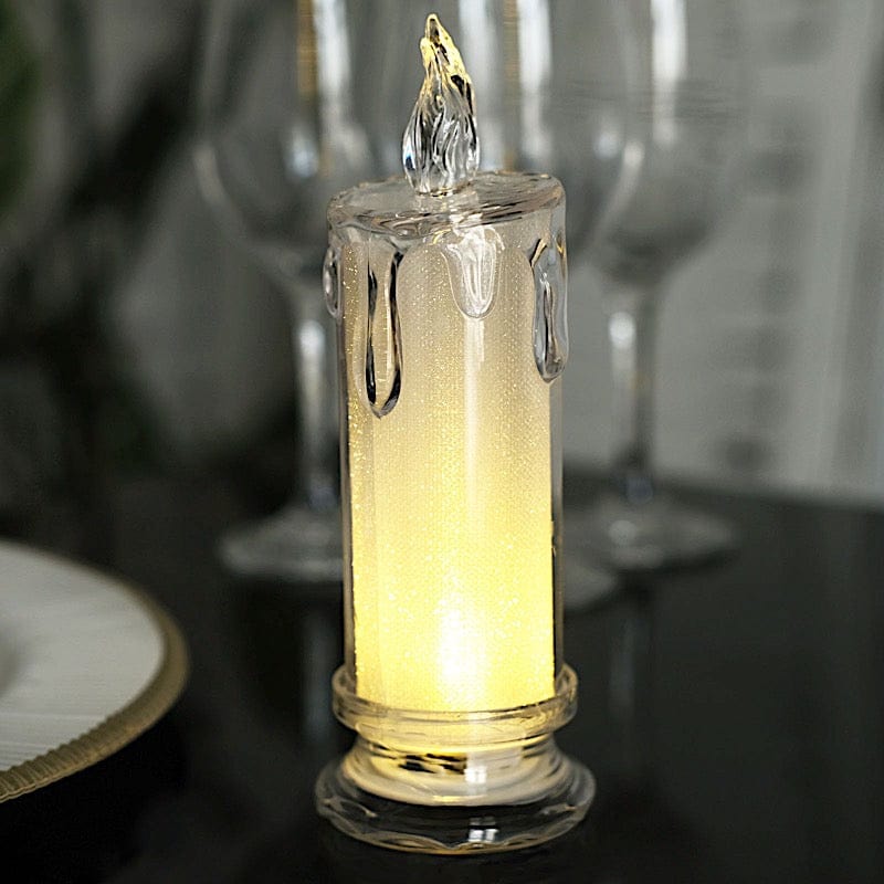 3 Warm White 7 in Battery Operated Pillar LED Candles