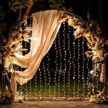 5 feet Icicle LED Fairy String Lights Backdrop Garland