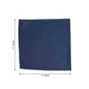 17x17 in wide Dark Blue Faux Denim Polyester Napkins