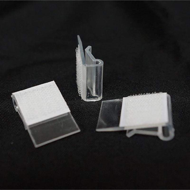 0.2 inch Clear Plastic Table Skirt Clips
