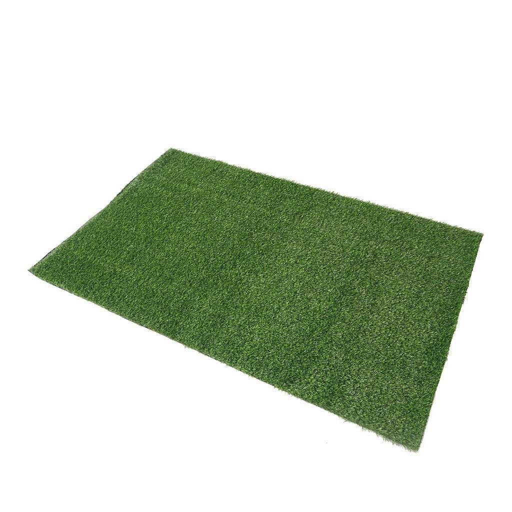 5 x 3 ft Green Eco-friendly Artificial Green Grass Mat Carpet Rug - 15 sq ft