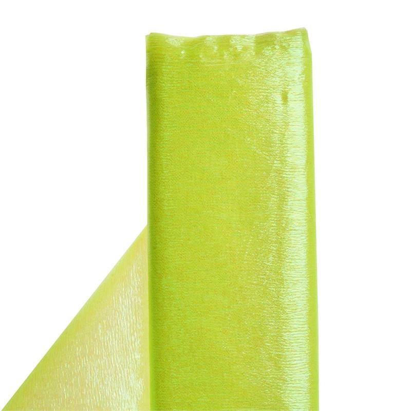 54" x 10 yards Yellow Shiny Polyester Fabric Bolt