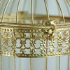 Set of 2 Gold 13" and 9" tall Bird Cages Wedding Party Centerpieces