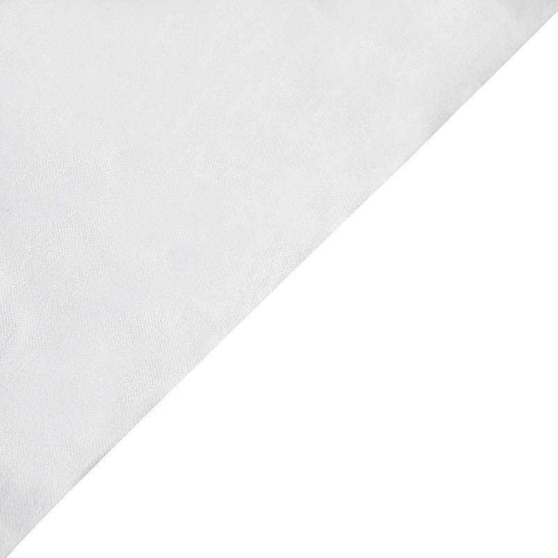 White 50x108 in Disposable Airlaid Paper Rectangle Tablecloth