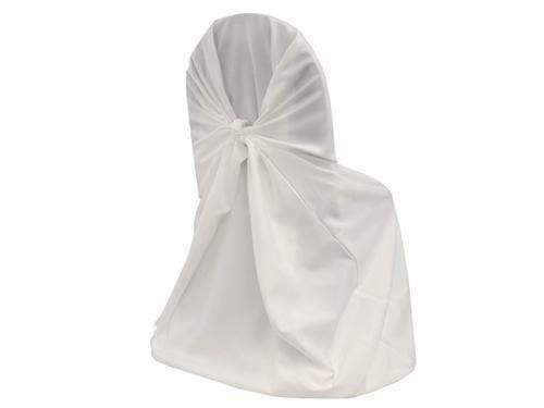White Universal Polyester Chair Cover