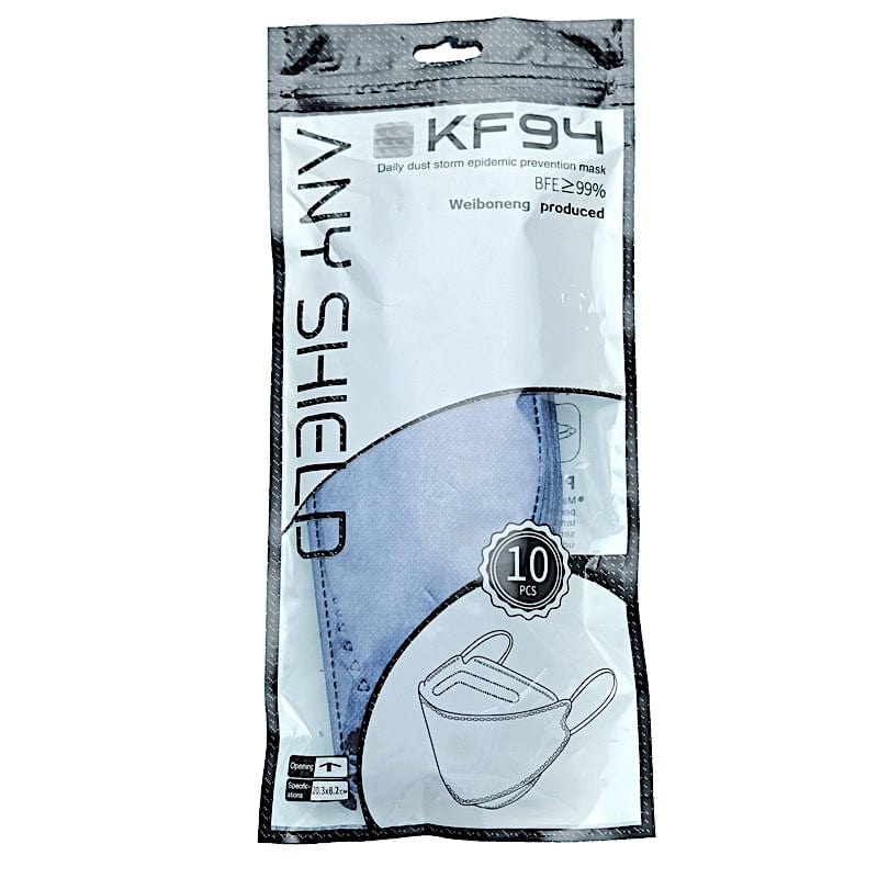 10 pcs 4 Layer KF94 Disposable Face Masks Protective Covers