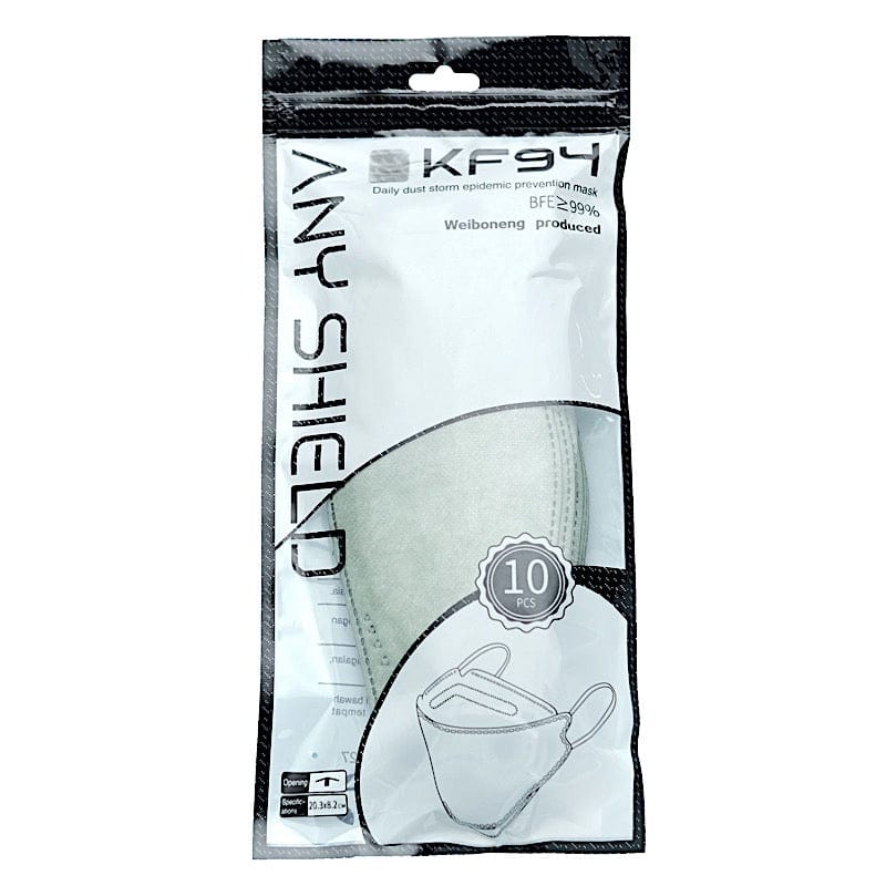 10 pcs 4 Layer KF94 Disposable Face Masks Protective Covers