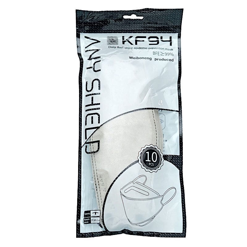 10 pcs 4 Layer KF94 Disposable Face Masks Protective Covers