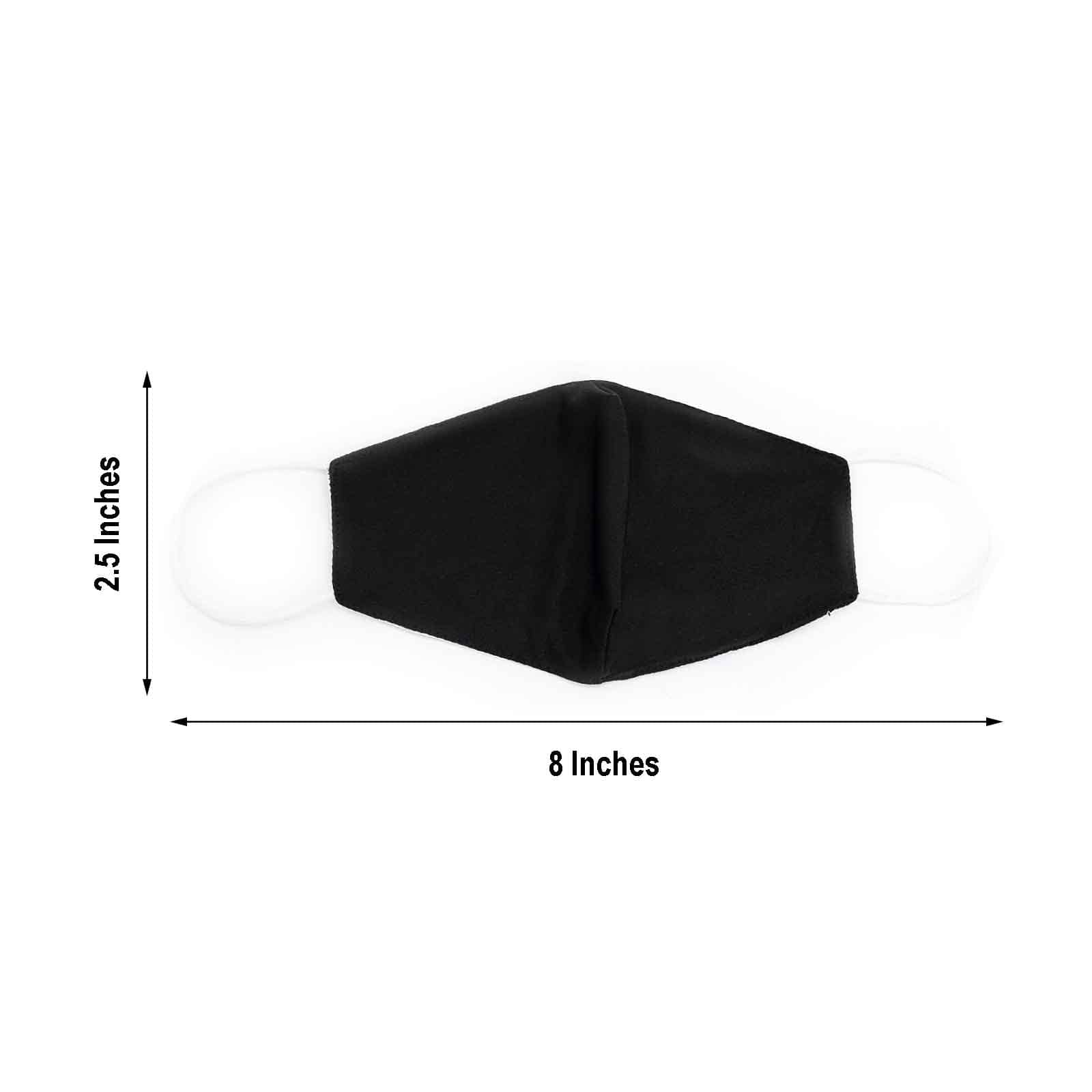 5 pcs 2 Layers Breathable Earloop Cotton Face Masks Protective Covers