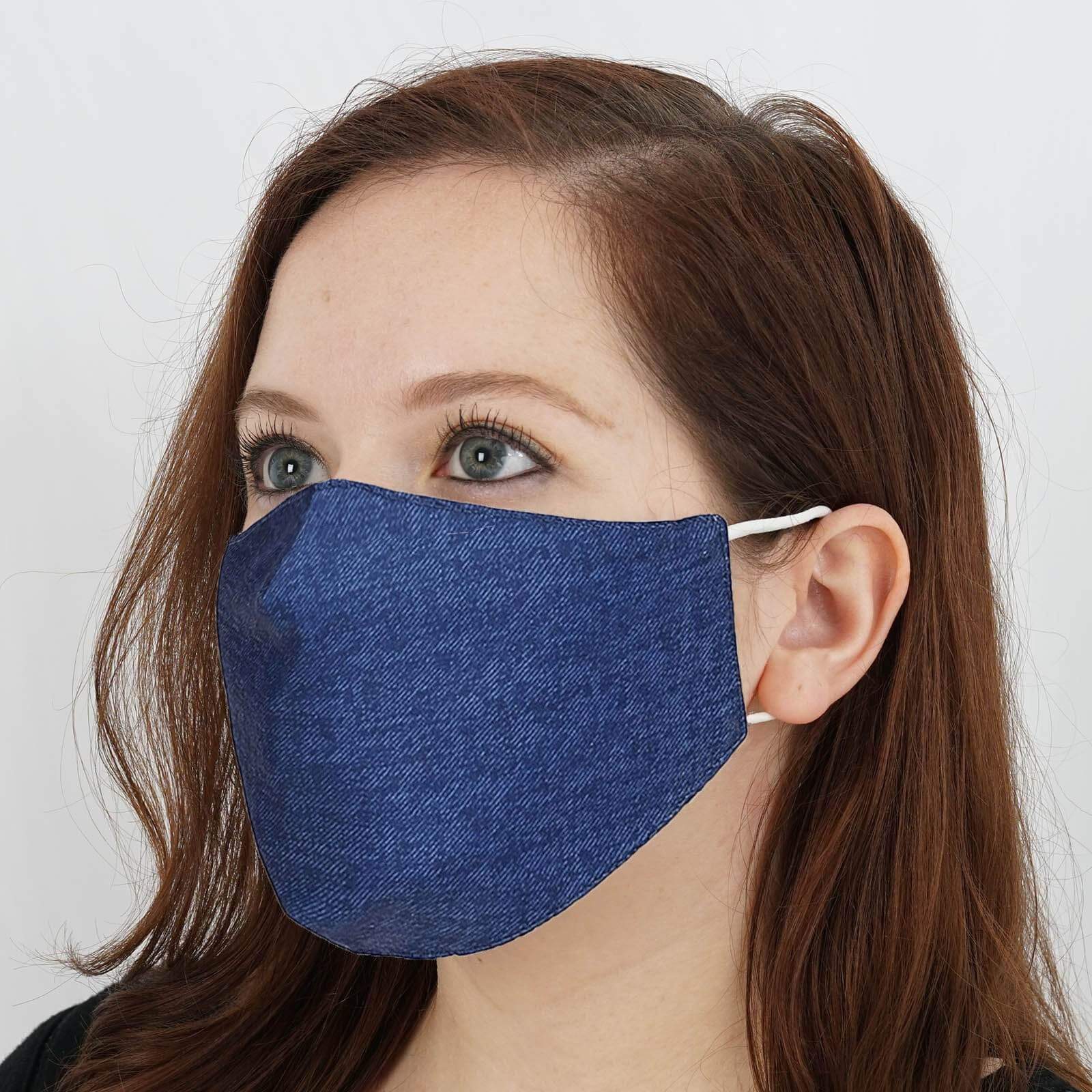 5 pcs 2 Layers Breathable Earloop Cotton Face Masks Protective Covers