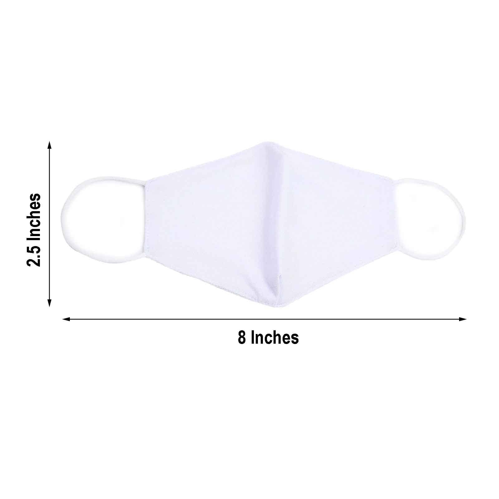 5 pcs 2 Layers Breathable Earloop Cotton Face Masks Protective Covers