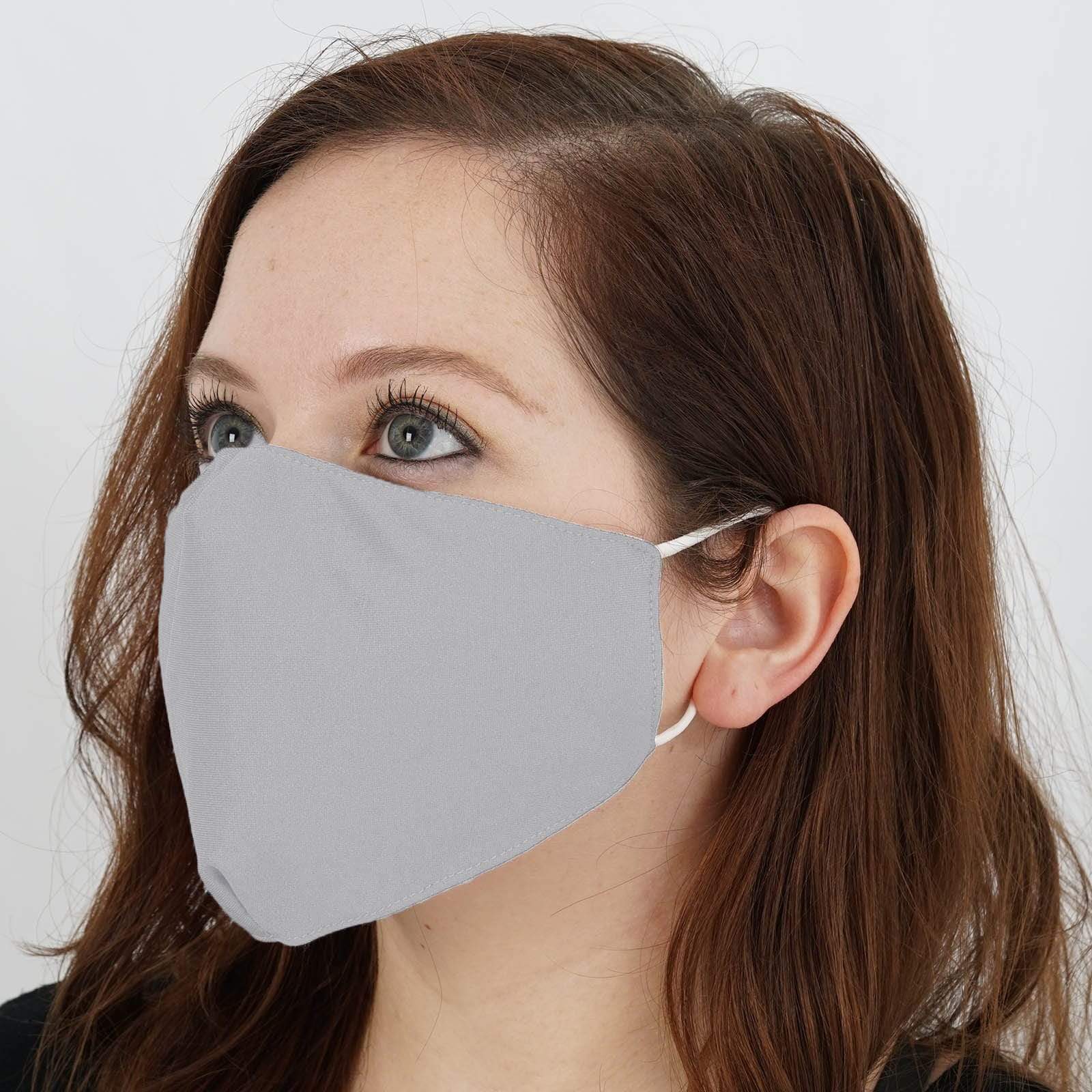 5 pcs 2 Layers Breathable Earloop Cotton Face Masks Protective Covers